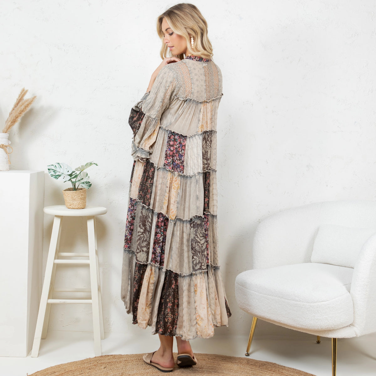 Timeless Long Patchwork Dress