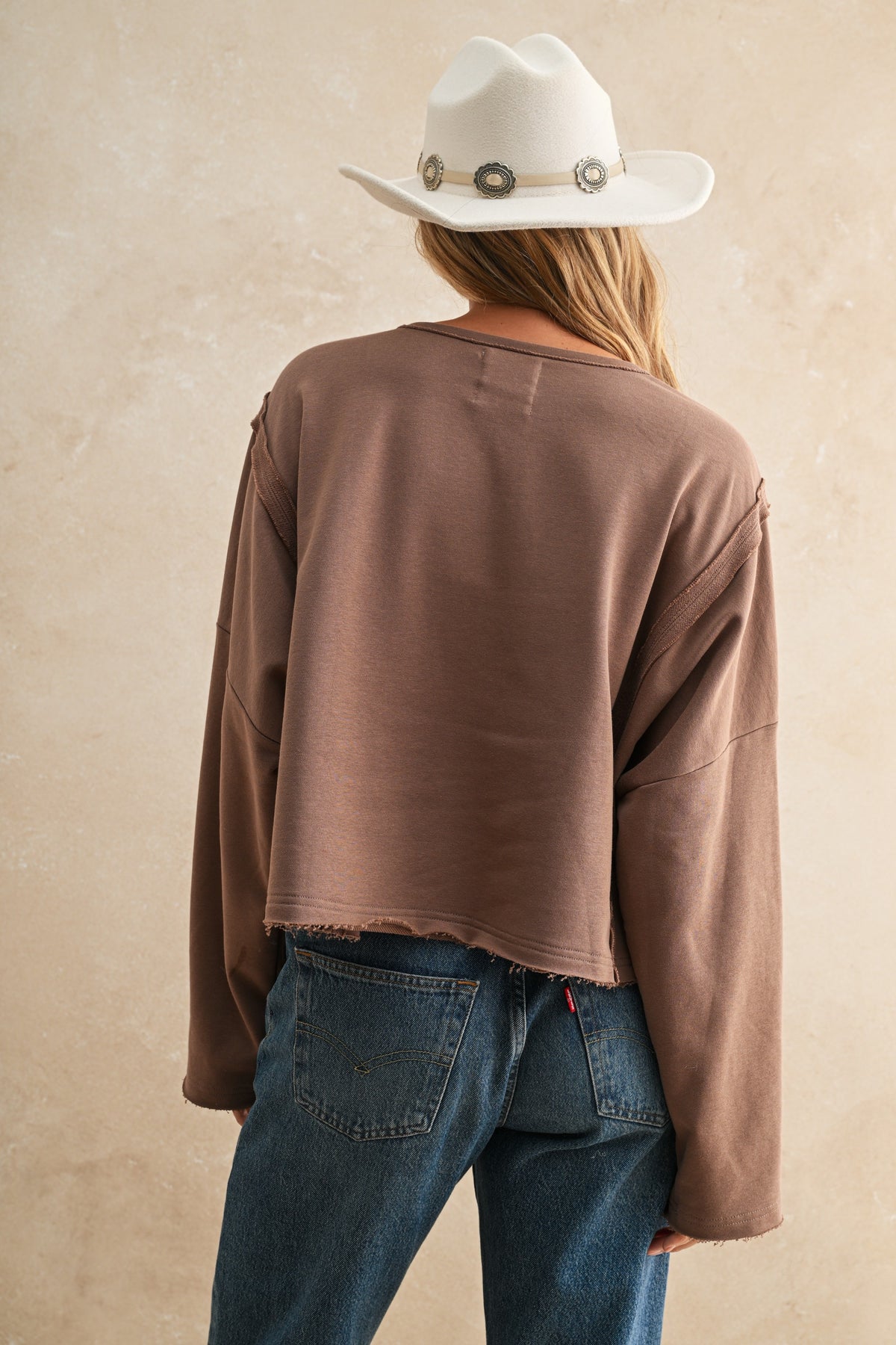Thanks Cropped Pullover