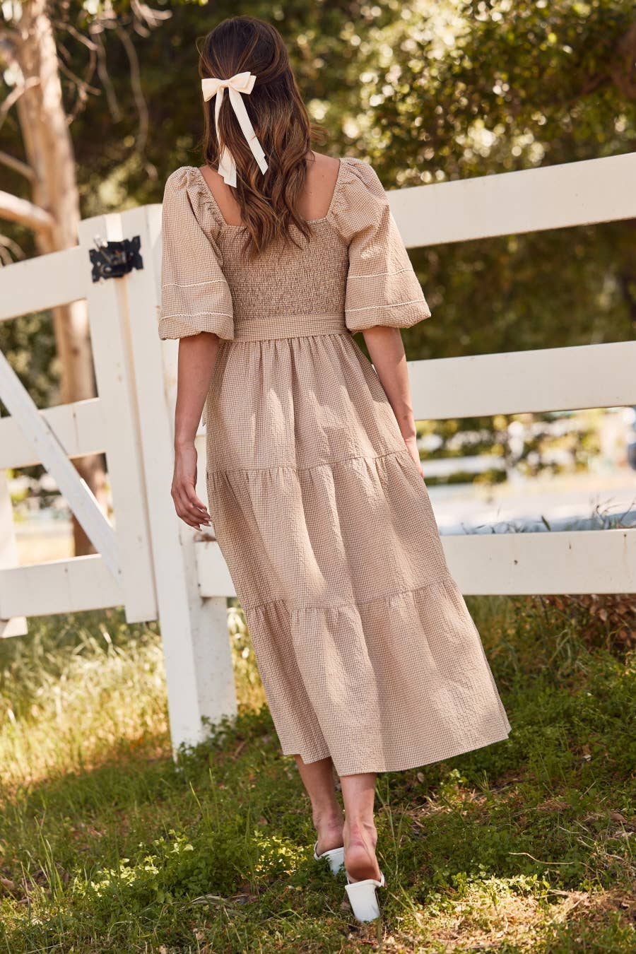 Textured Midi Dress