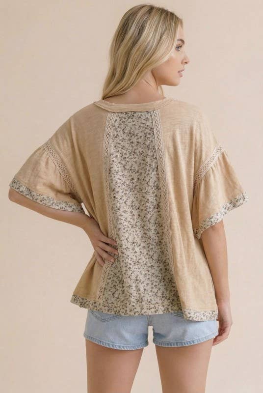 Floral Latte Top