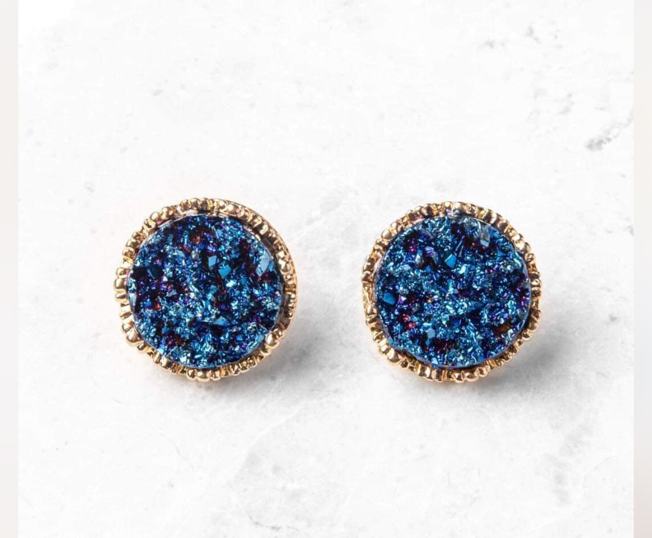 Druzy Studs (6 colors)