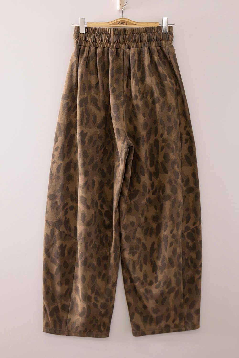 Leopard Barrel Pants