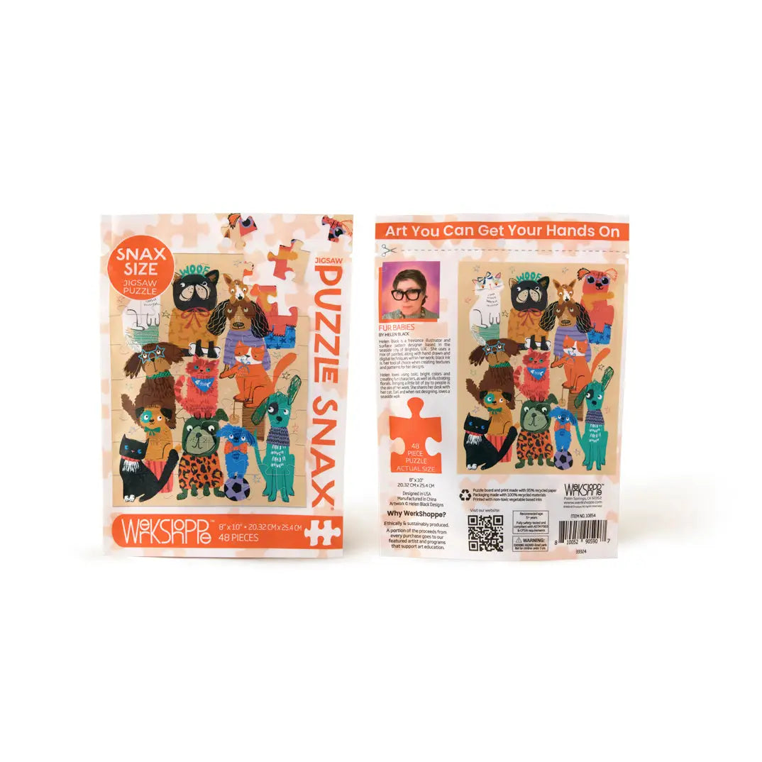 Fur Babies 48 Piece Jigsaw Puzzle Snax