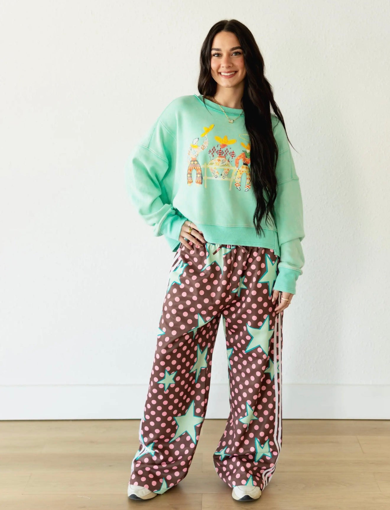 Mint Star Polka Dot Pant