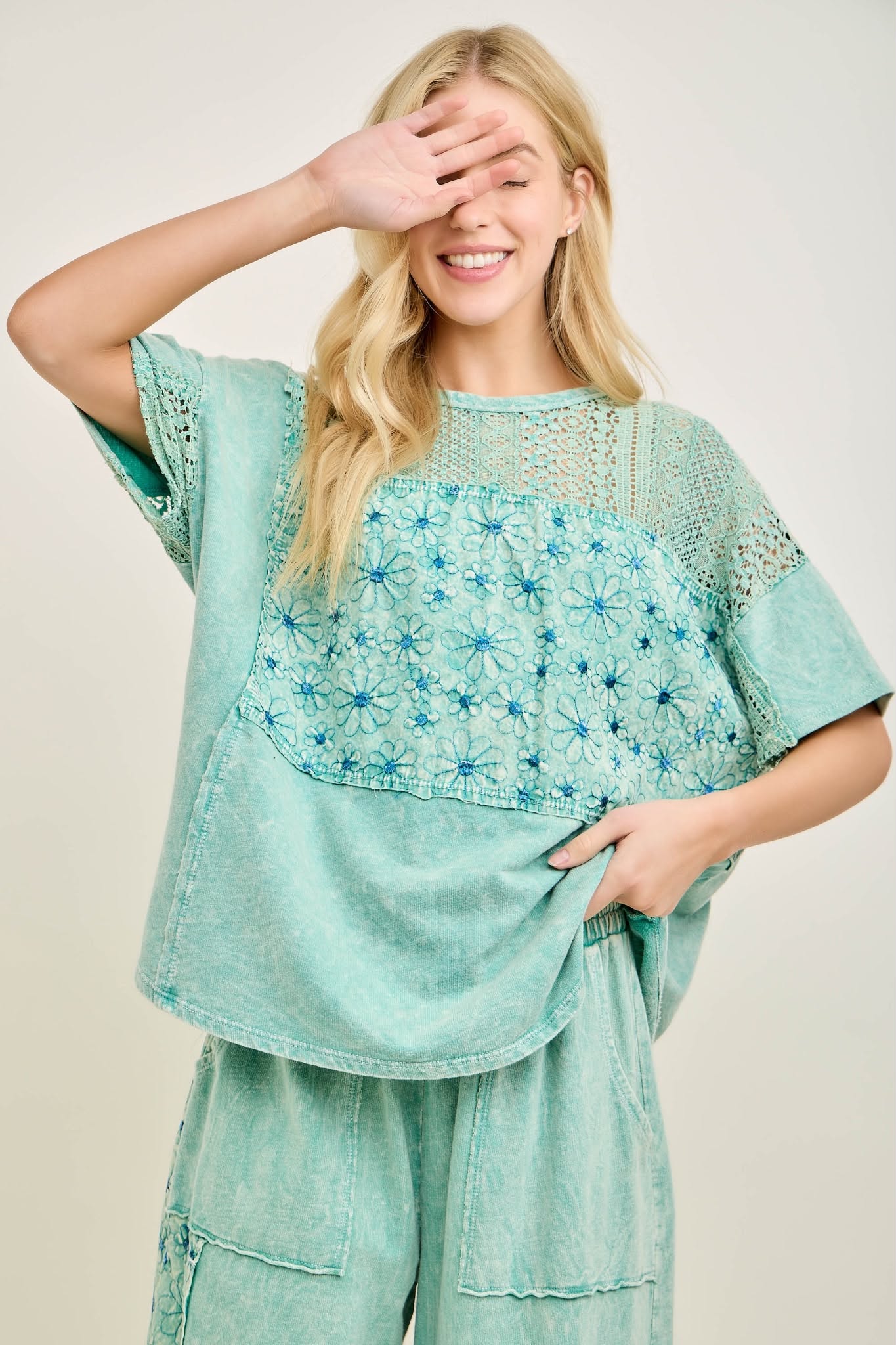 Blue Bonnets Top
