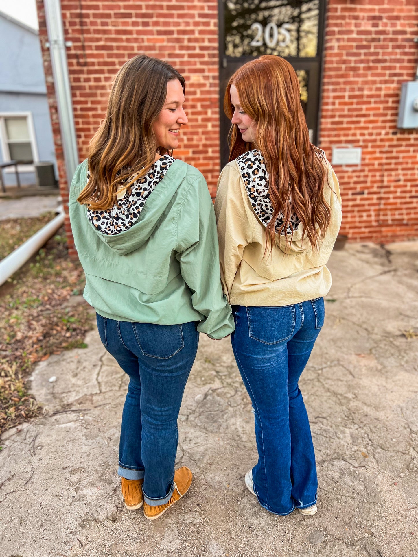 Whitlow Leopard Lined Windbreaker