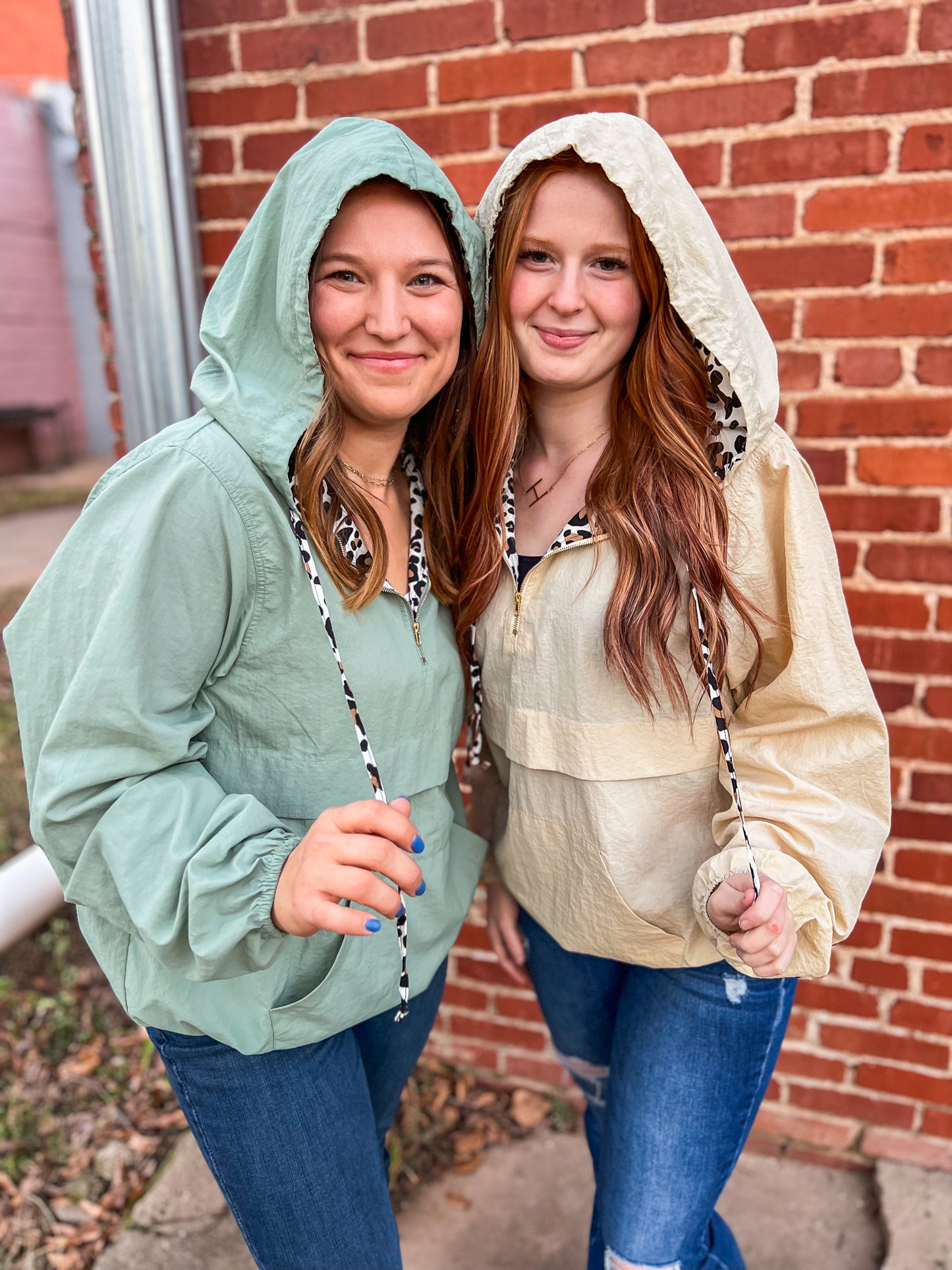 Whitlow Leopard Lined Windbreaker