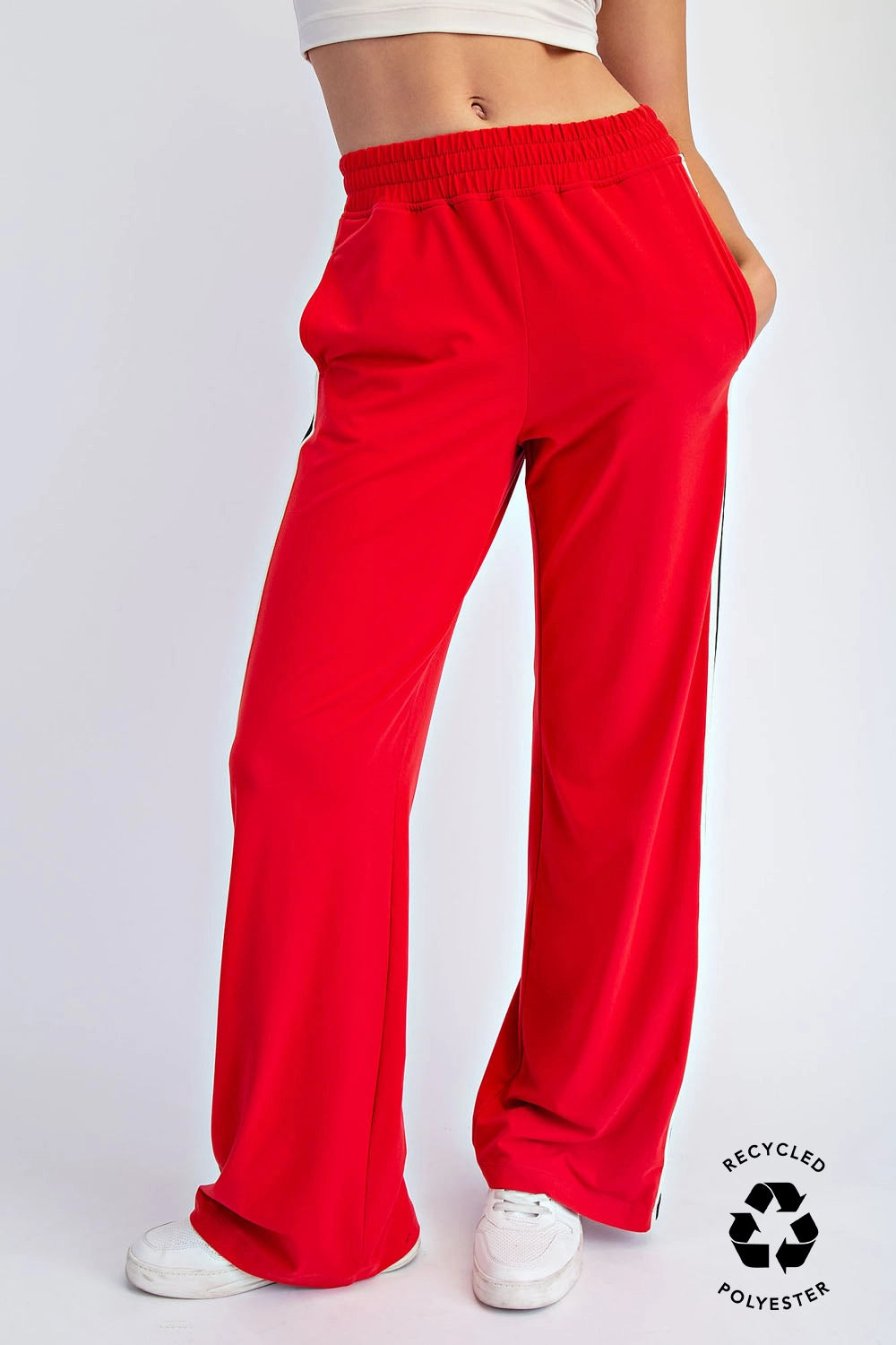 Butter Soft Side Contrast Straight Pant