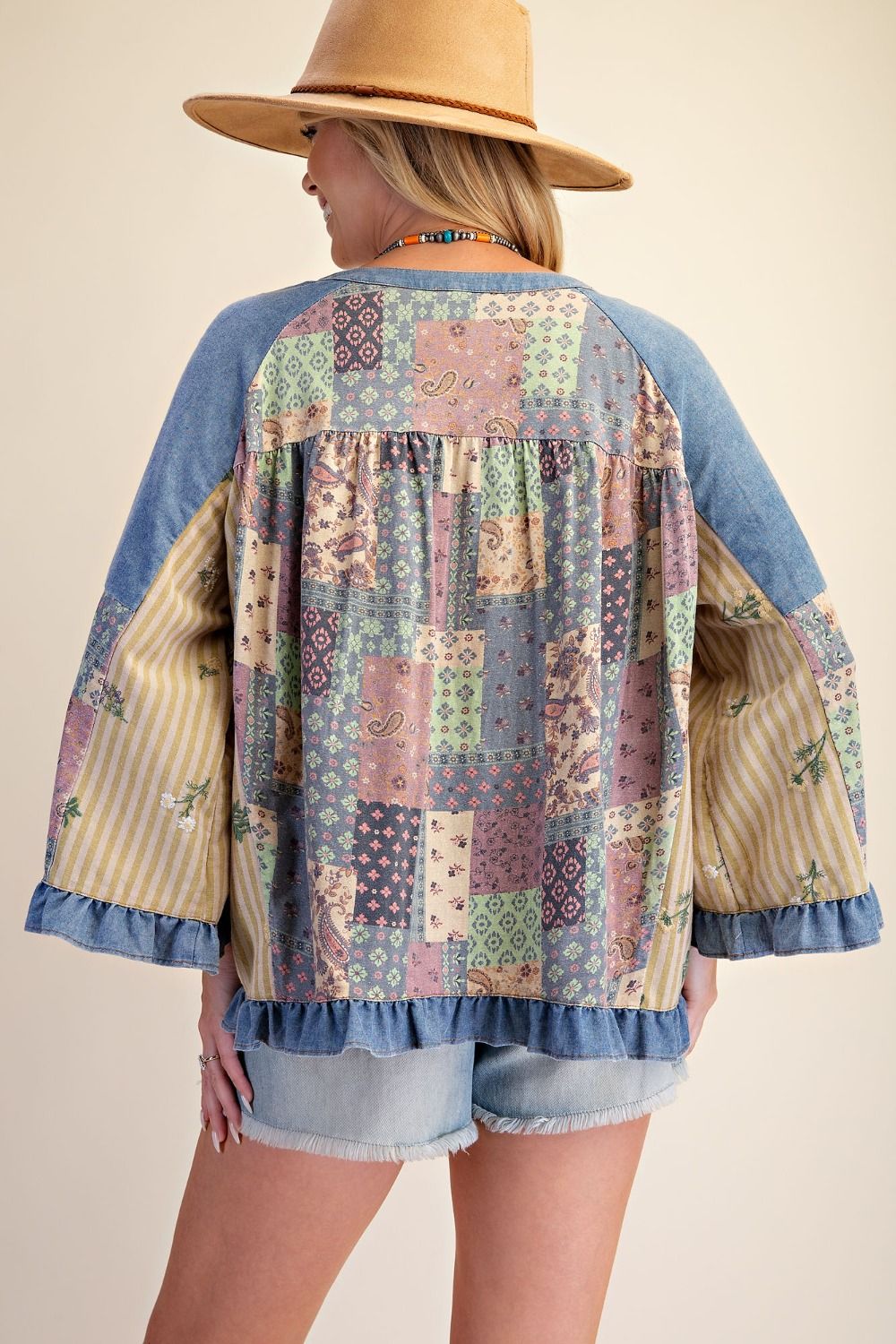 Patchy Paradise Top