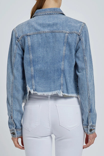 The Truck Stop Denim Cropped  Jacket