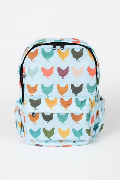 Colorful Chickens Backpack