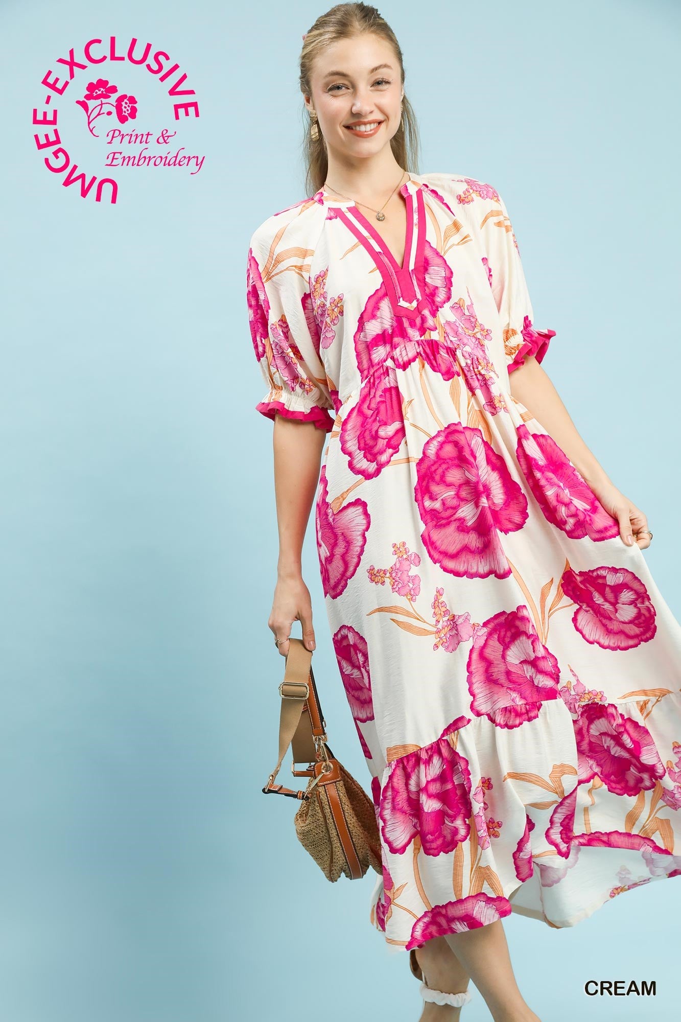 Pink Peony Dress