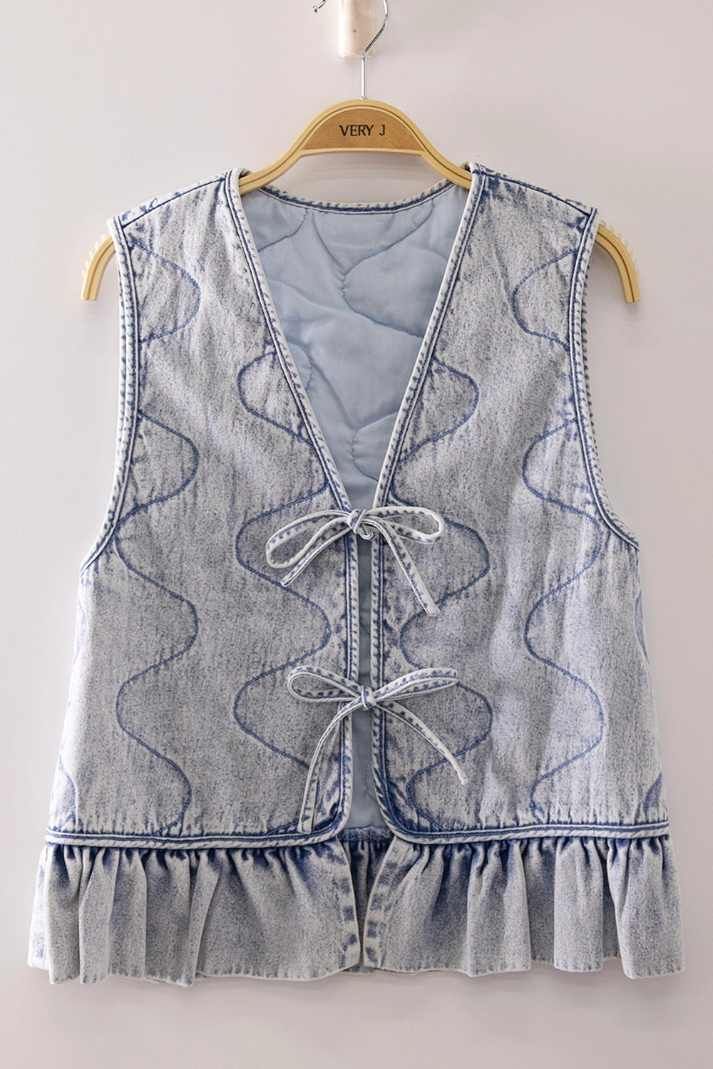Natalie Tie Puff Vest