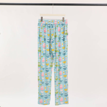Vintage Kitchen Classic Prints Adult Bamboo Lounge Pants