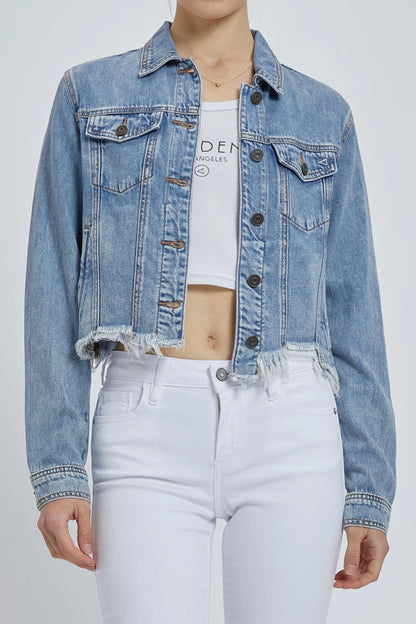 The Truck Stop Denim Cropped  Jacket