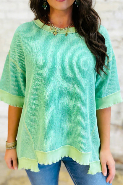 Lucky Girl Ribbed Top