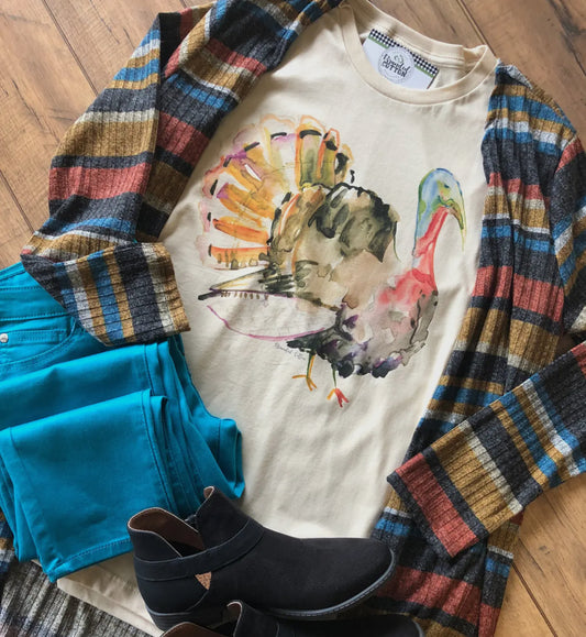 Turkey Watercolor Tee