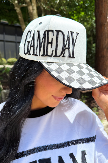 Game Day Checkered Hat