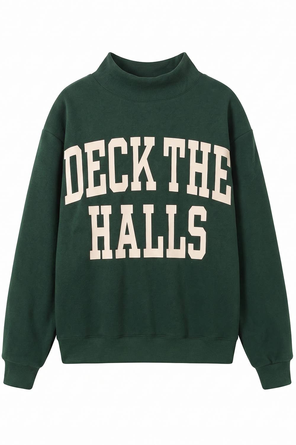 Christmas Reversible Mock-Neck Sweatshirt