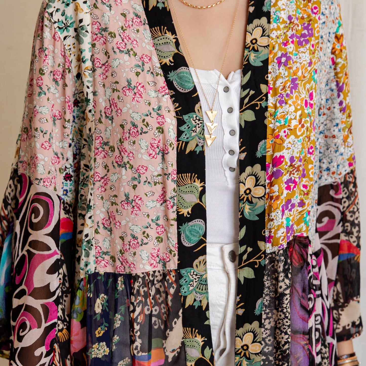 Floral Boho Queen Patchwork