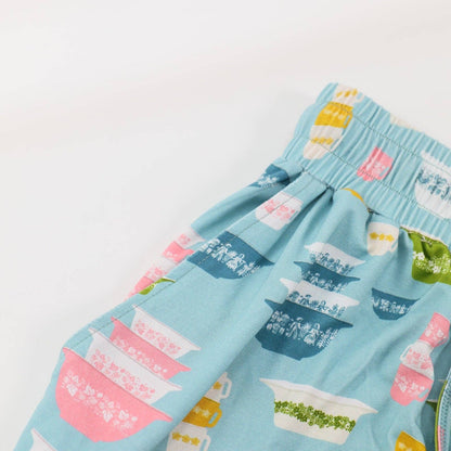 Vintage Kitchen Classic Prints Adult Bamboo Lounge Pants