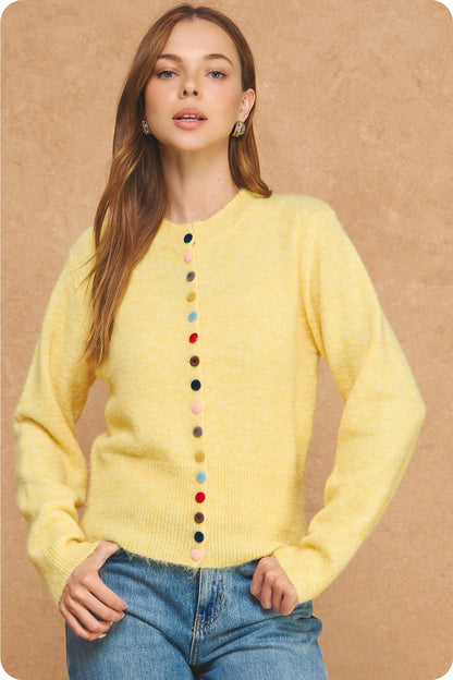 Buttered in Happiness Sweater