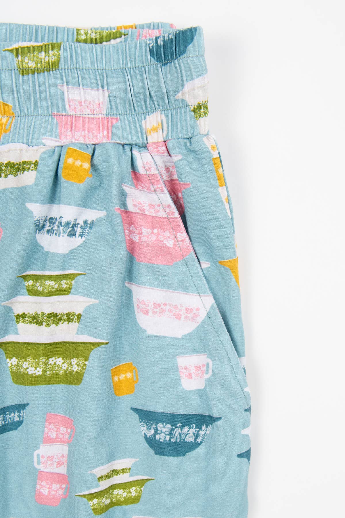 Vintage Kitchen Classic Prints Adult Bamboo Lounge Pants