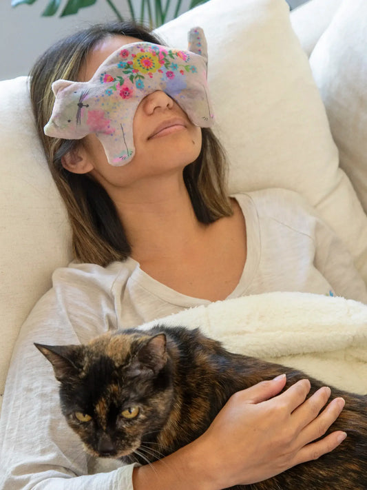 Natural Life Weighted Eye Mask Cat