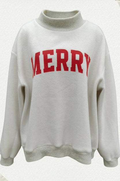 Grinchy & Merry Reversible Mockneck