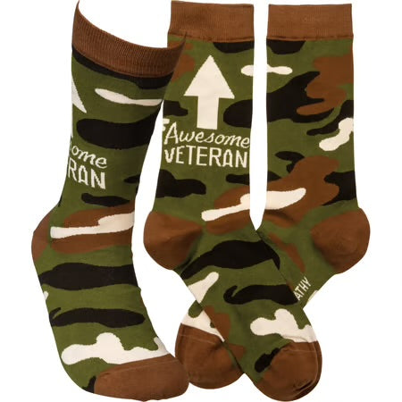 “Awesome Veteran” socks