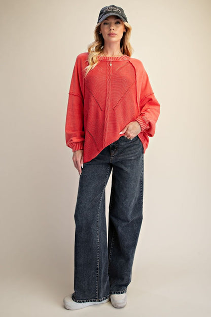 Red Dawn Pullover Sweater