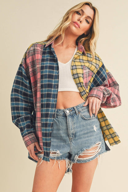 Neela Colorful Flannel Shirt