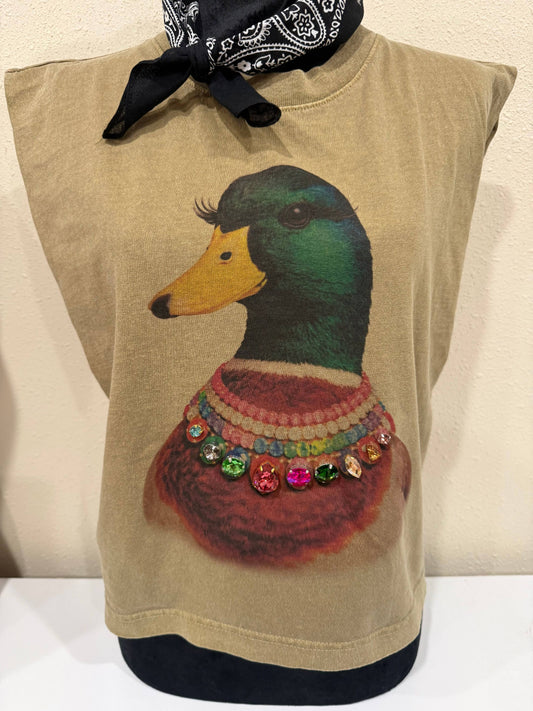 Dazzling Daffy Muscle Tee