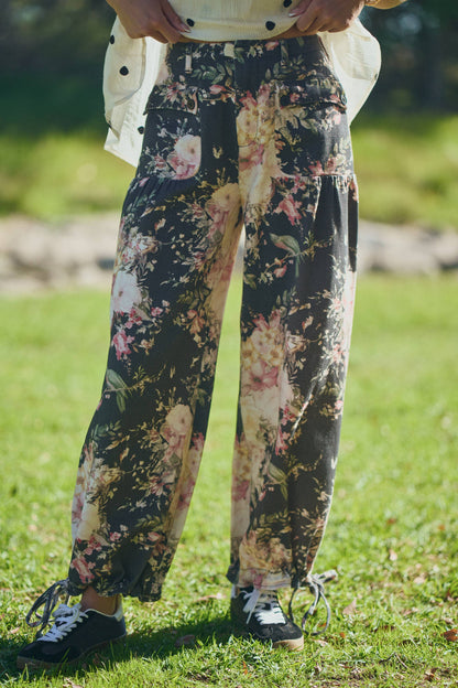 Woodland Blossom Printed Denim Jeans