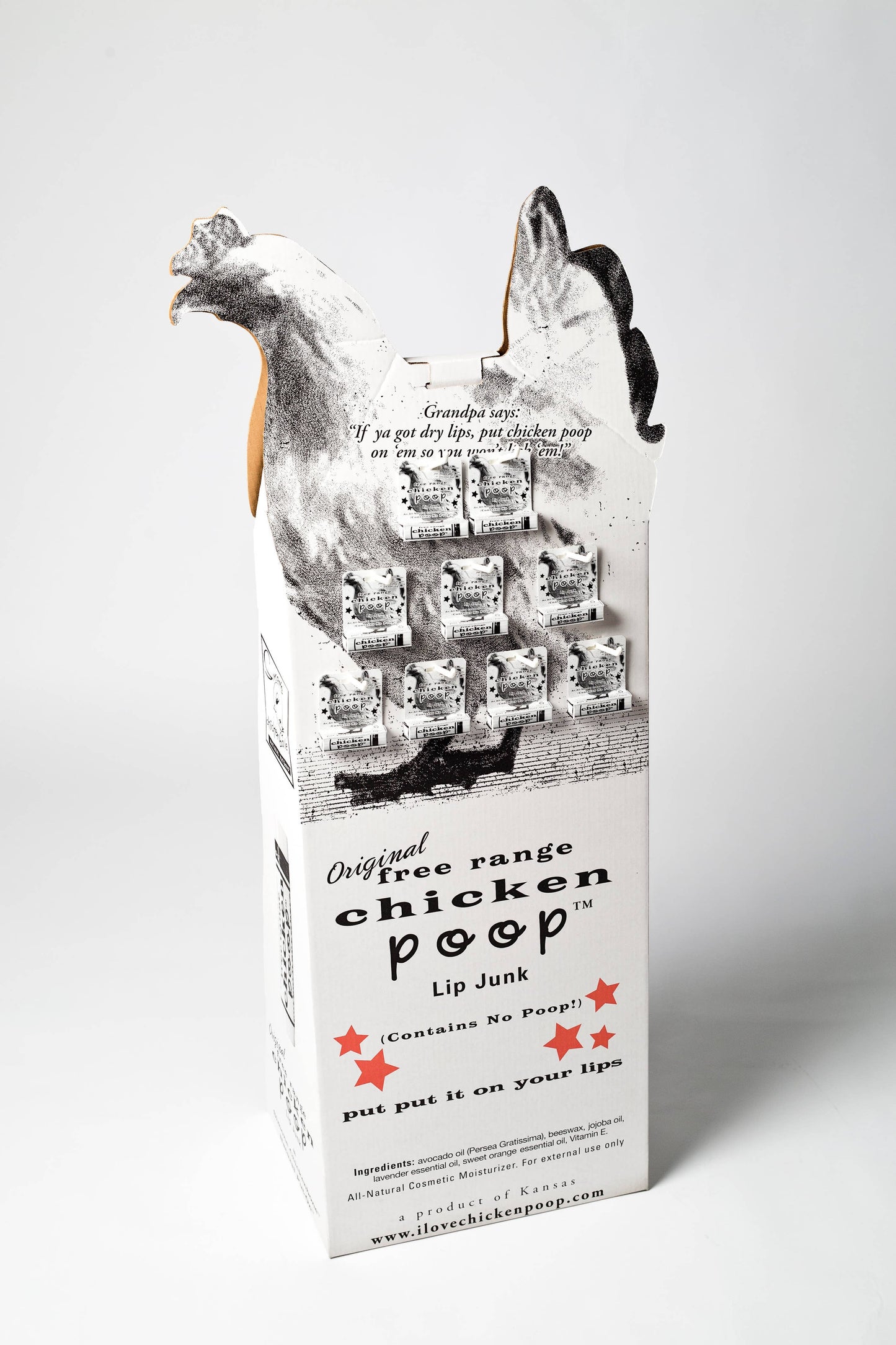 Chicken Poop® ORIGINAL Lip Balm, All Natural