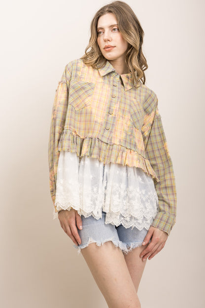 Lassos and Lace Top