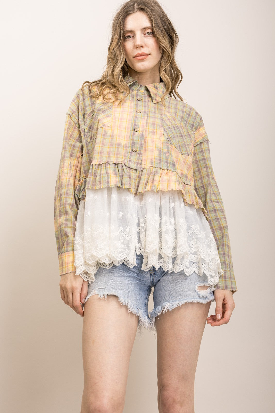Lassos and Lace Top