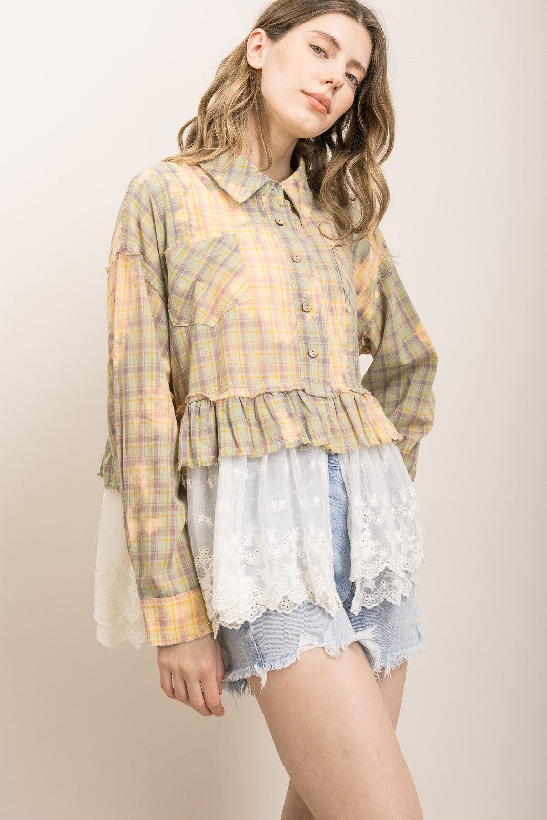 Lassos and Lace Top