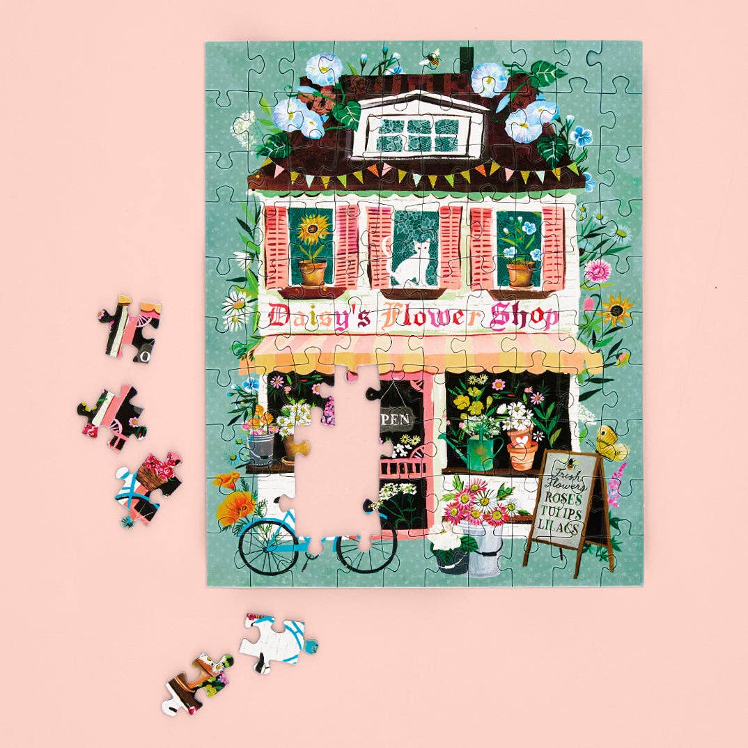Daisy's Flower Shop 100 Piece Puzzle Snax, Spring Gift