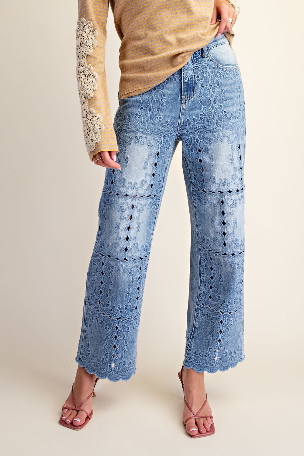 Blue Bell Eyelet Jeans