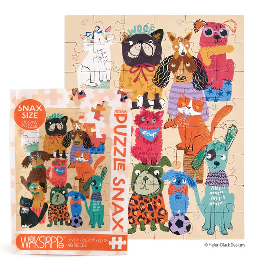 Fur Babies 48 Piece Jigsaw Puzzle Snax