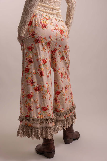 Blush and Bloom Floral Pants
