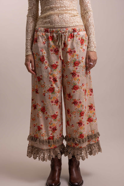 Blush and Bloom Floral Pants