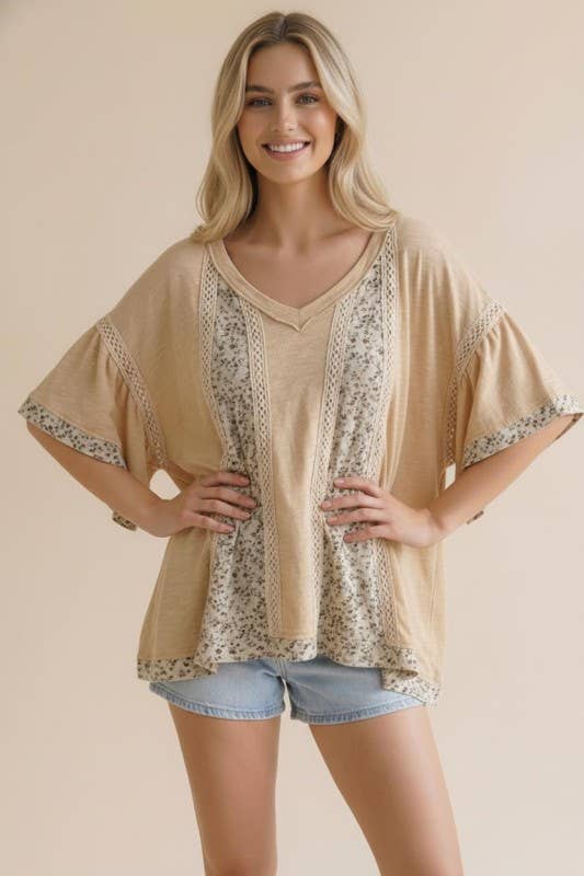 Floral Latte Top