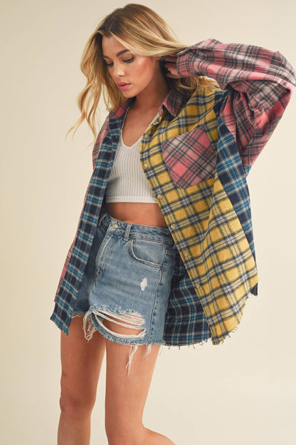 Neela Colorful Flannel Shirt
