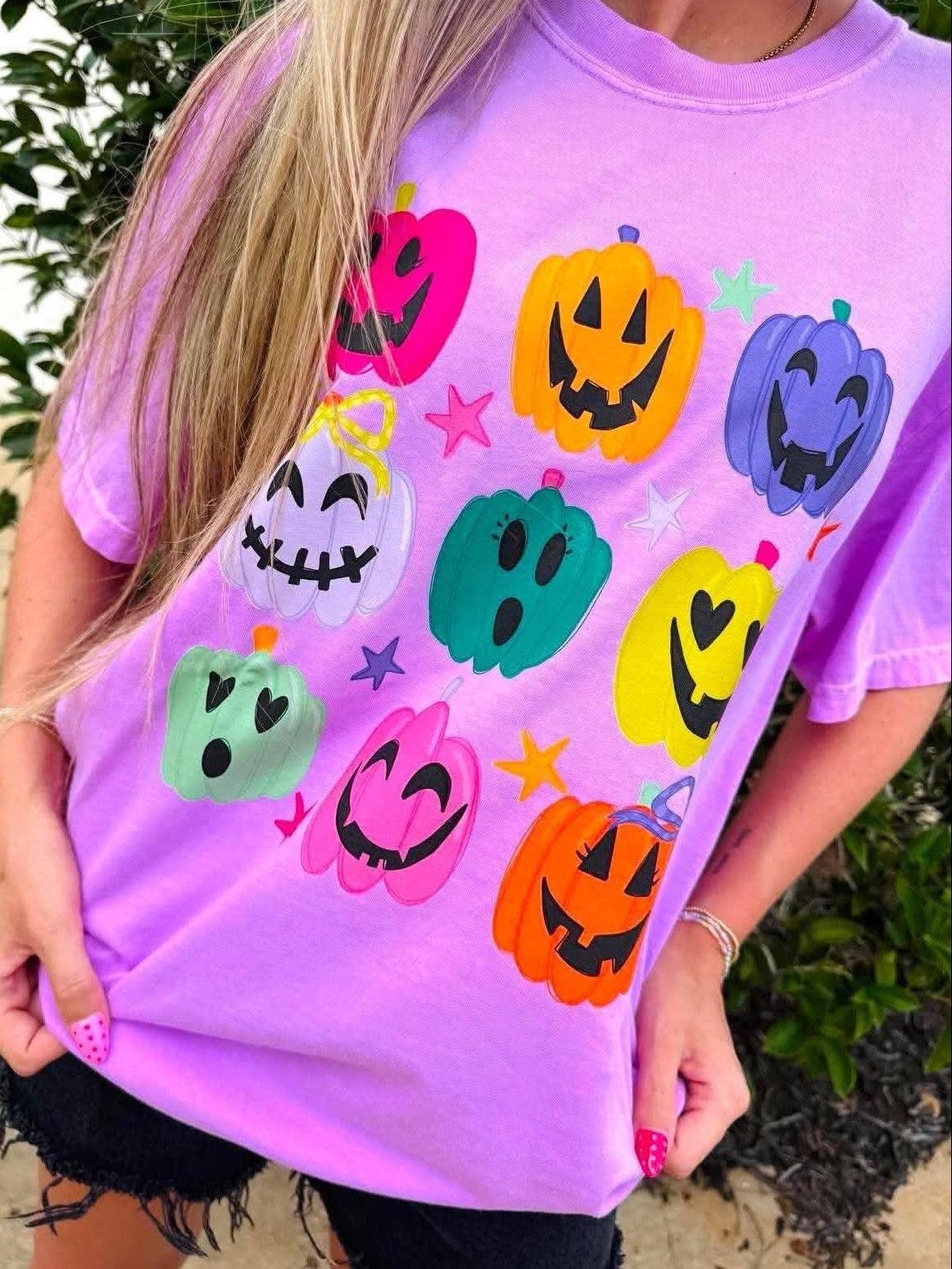 Neon Jack-O-Lantern Tee