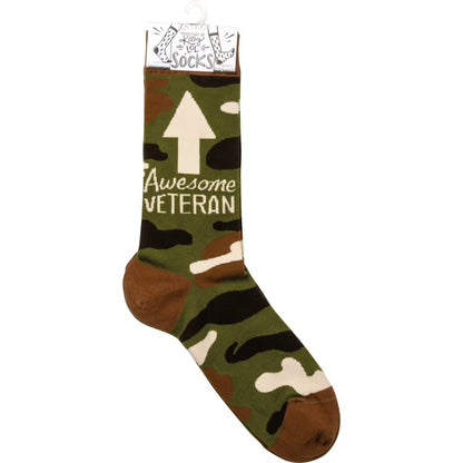 “Awesome Veteran” socks