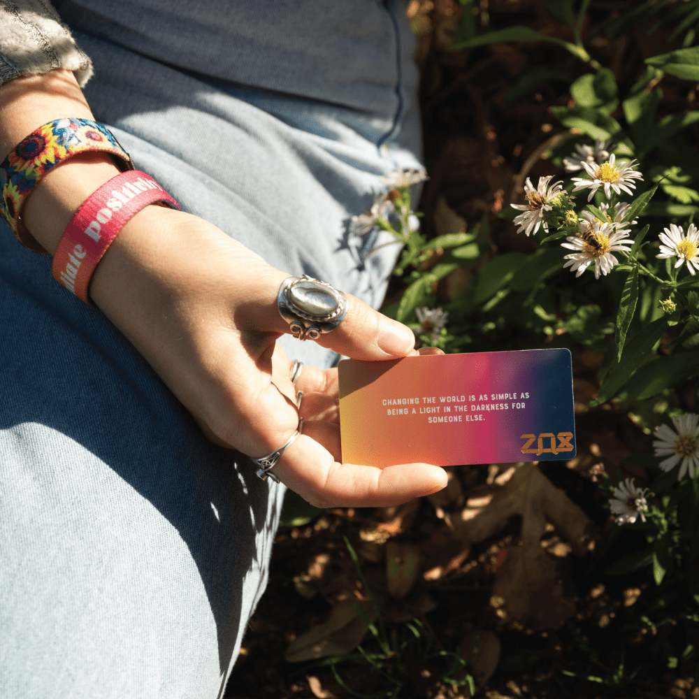 Radiate Positivity Interactive Affirmation Bracelet