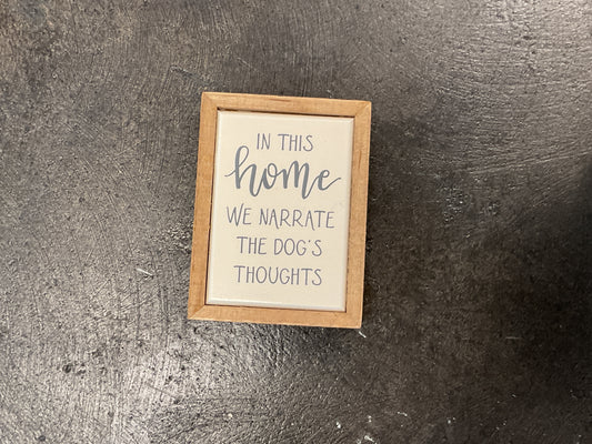 Small Dog Sign