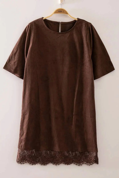 Espresso Lace Dress